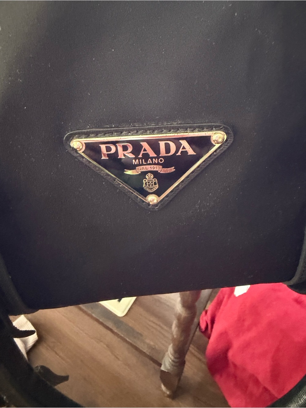 Prada Weekender Duffle Bag Tessuto Large Black $3800 - Picture 6 of 10